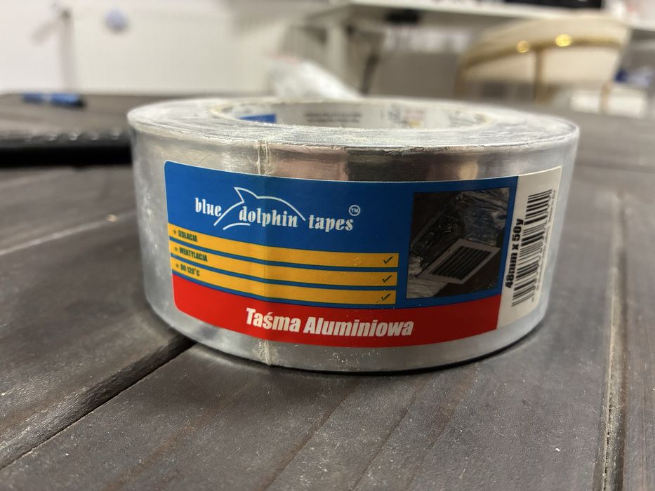 Taśma aluminiowa 50 mb blue dolphin