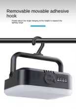 Лампа-ліхтар з павербанком 12000 mAh , з магнітом та гачком