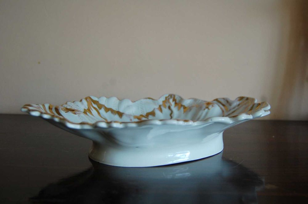 Stara porcelanowa patera, misa z lat 1845-70. KPM Krister. Stan bdb.