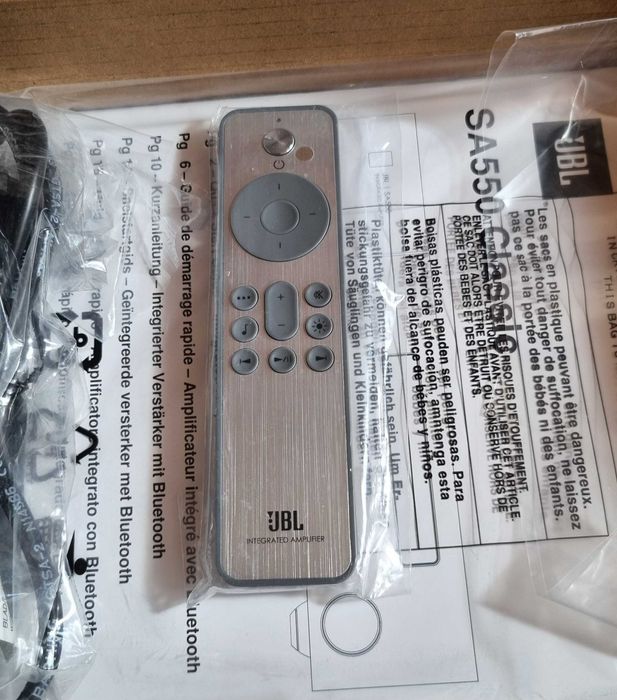 Wzmacniacz stereo JBL SA550 Classic, klasa G, Bluetooth, pilot