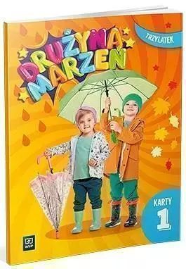 Drużyna Marzeń Trzylatek.karty Pracy Cz.1 2022 Praca Zbiorowa