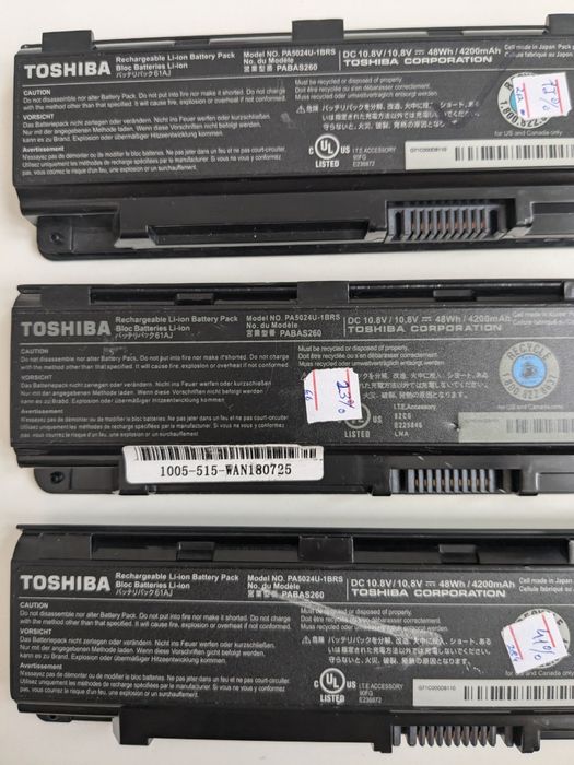 Батарея для ноутбука Toshiba PA5024U-1BRS
 L830 L855 M840 P800 P850 P8