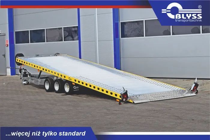 Blyss Merkur L Pro Laweta uchylna niska  Laweta uchylna, niskie koła, platforma do transportu pojazdów i maszyn