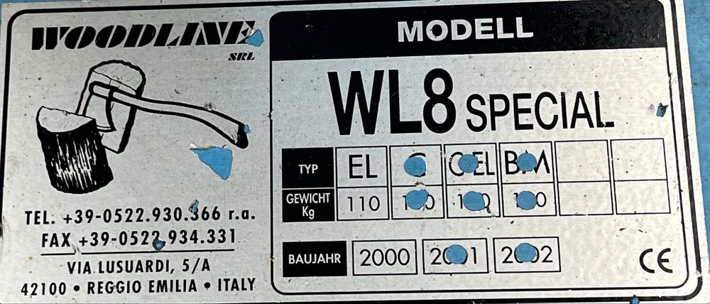 Łuparka do pni  8ton solidna rebak