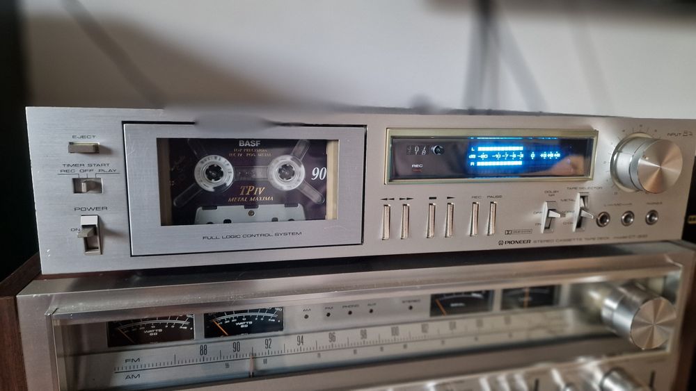 PIONEER CT-300 Blue line Stereo Cassette Deck