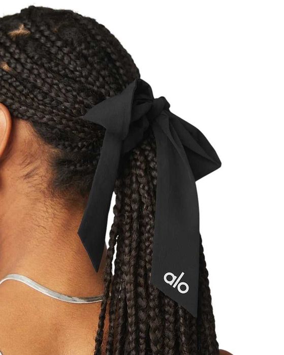 Резинка для волосся Alo Yoga Love Knots Tie Scrunchie Black
