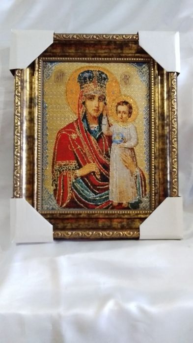 Икона гобелен "Призри на смирение"