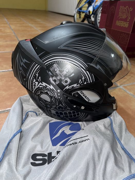 Capacete shark modular evo tam S (pequeno para homem)