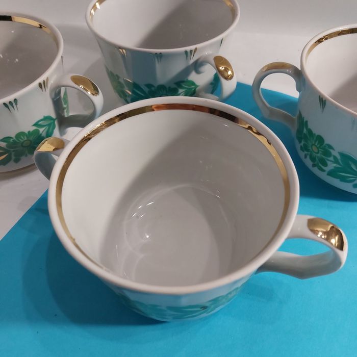 Фарфор,фарфоровые  бульонницы. Киев. Чашки,креманки, СССР.