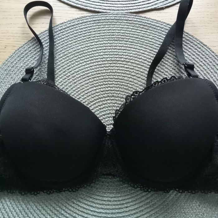 Biustonosz push up, czarny Esotiq 75B