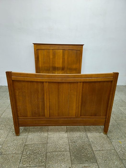 Stare Łóżko drewniane z Francji 1930r /