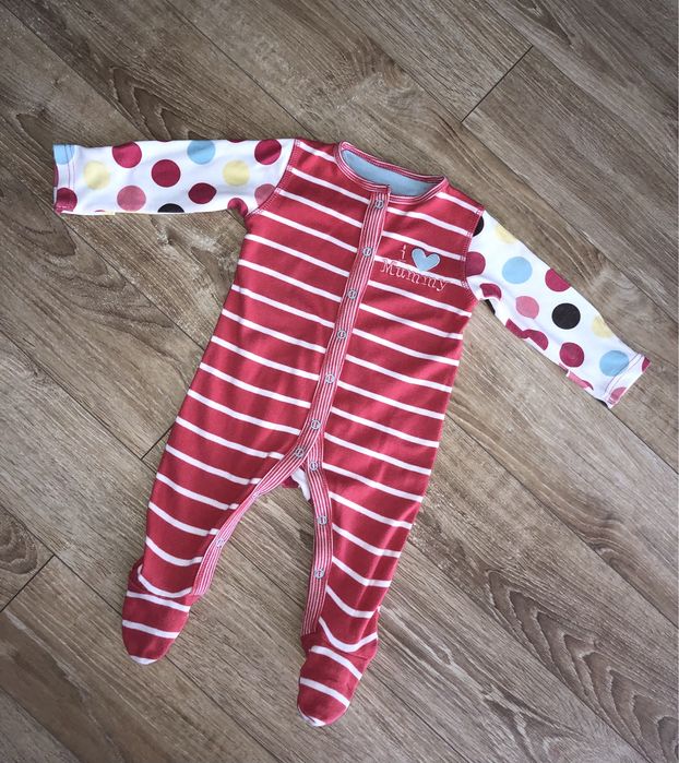 Dziewczęcy pajac 3-6 msc. Mothercare Niemowlęcy rampers