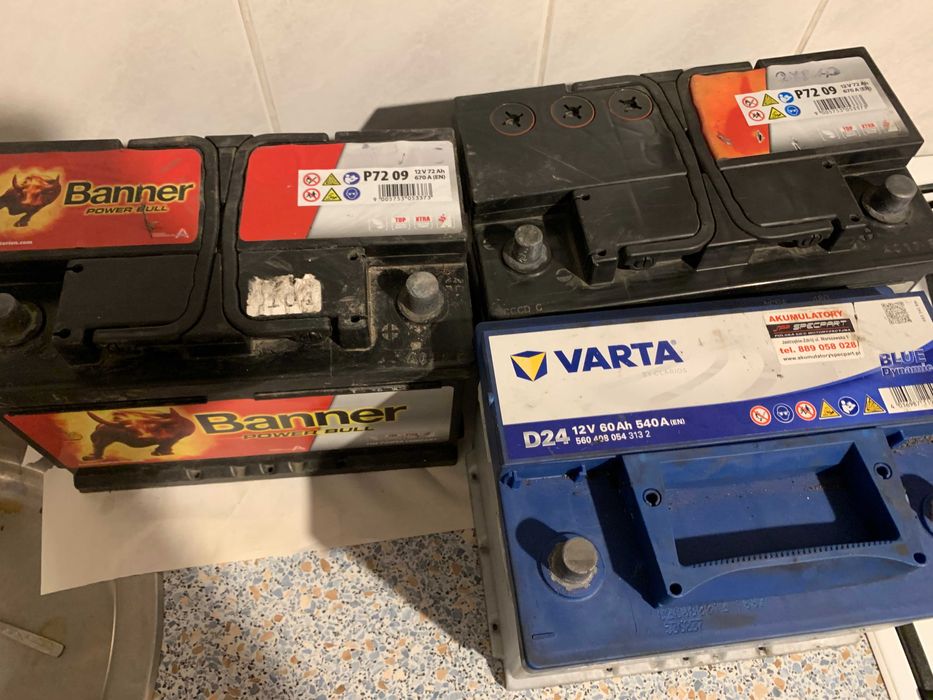 Akumulator Banner Varta 60ah 72ah sprawdzony gwarancja