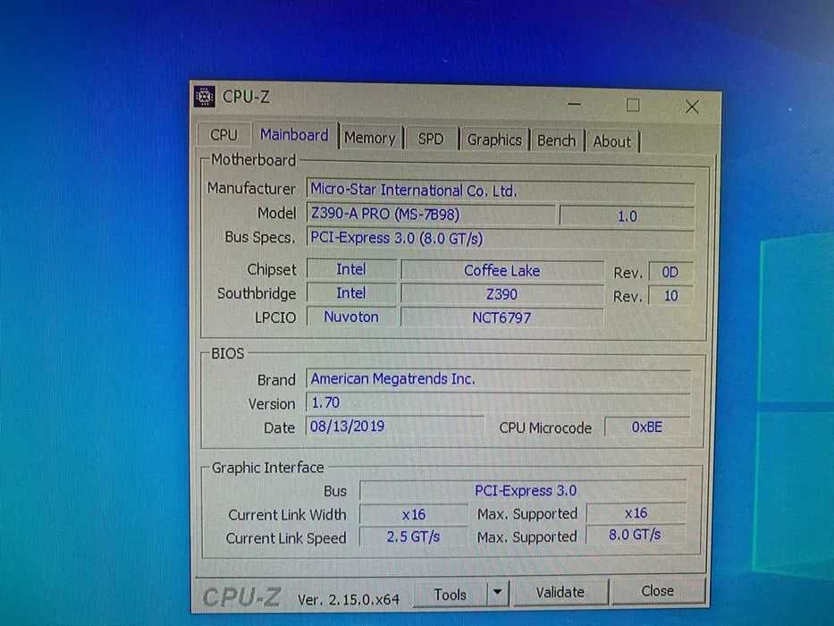 Sprzedam komputer i5-9600KF + MSI Z390-A Pro + Asus 1660Ti 6Gb