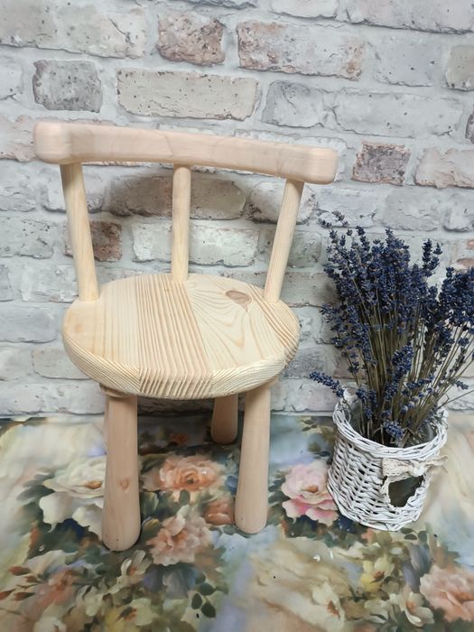 Krzesełka okrągłe rekwizyt do sesji zdjęciowej dziecko mini