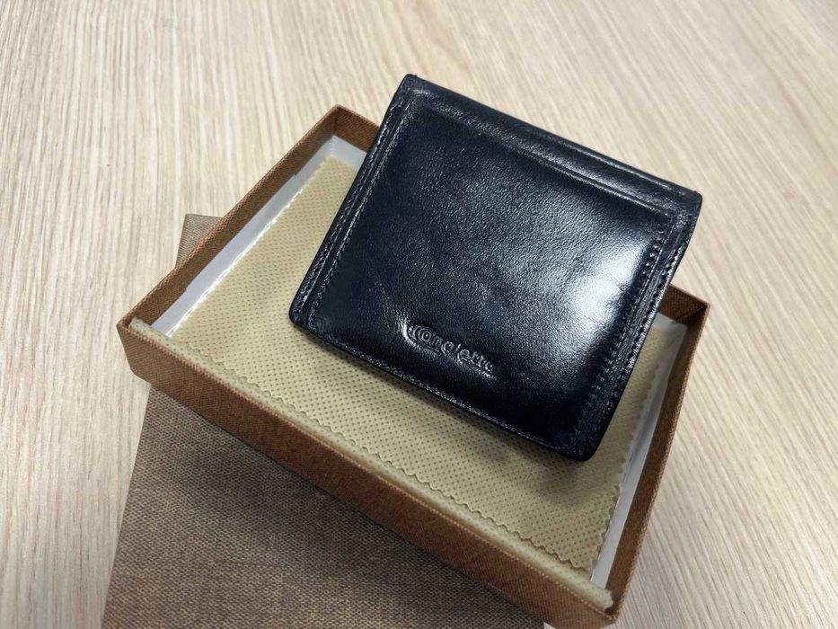 Portfel męski skórzany Canaletto 1505 czarny z pudełkiem