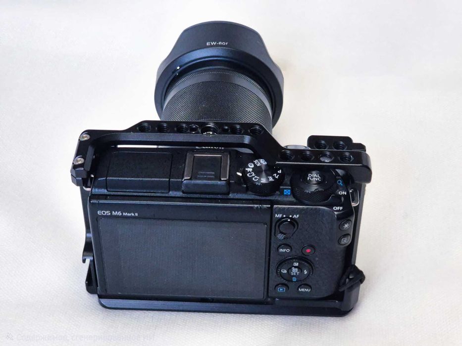 Комплект камера Canon EOS M6 Mark II + 2 Об’єктива + клітка