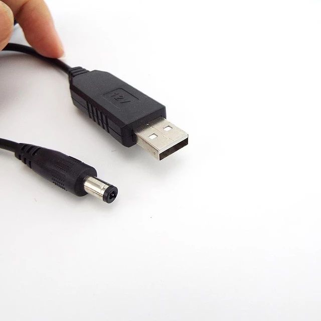 Кабель для роутера USB to DC 12v 5.5mm 3.5mm