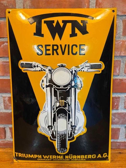 Szyld emaliowany, reklama blacha