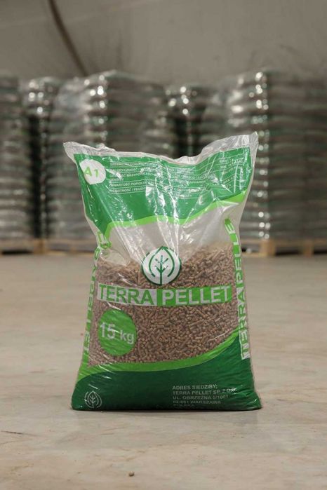 Pellet TERRA | Spalanie 18 MJ | Certyfikat, producent