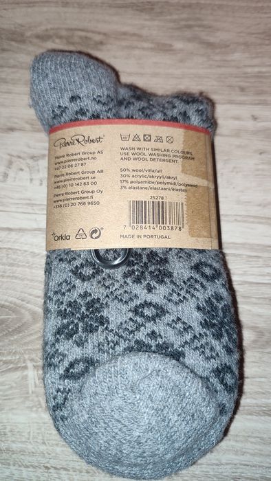 Skarpety wełniane, z wełną Pierre Robert 37-40