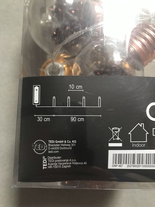 Lampki łańcuch LED Tedi