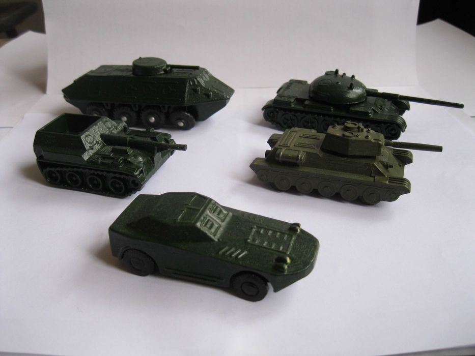 Набор №2 "Военная техника СССР" с восстановления - 5 шт.