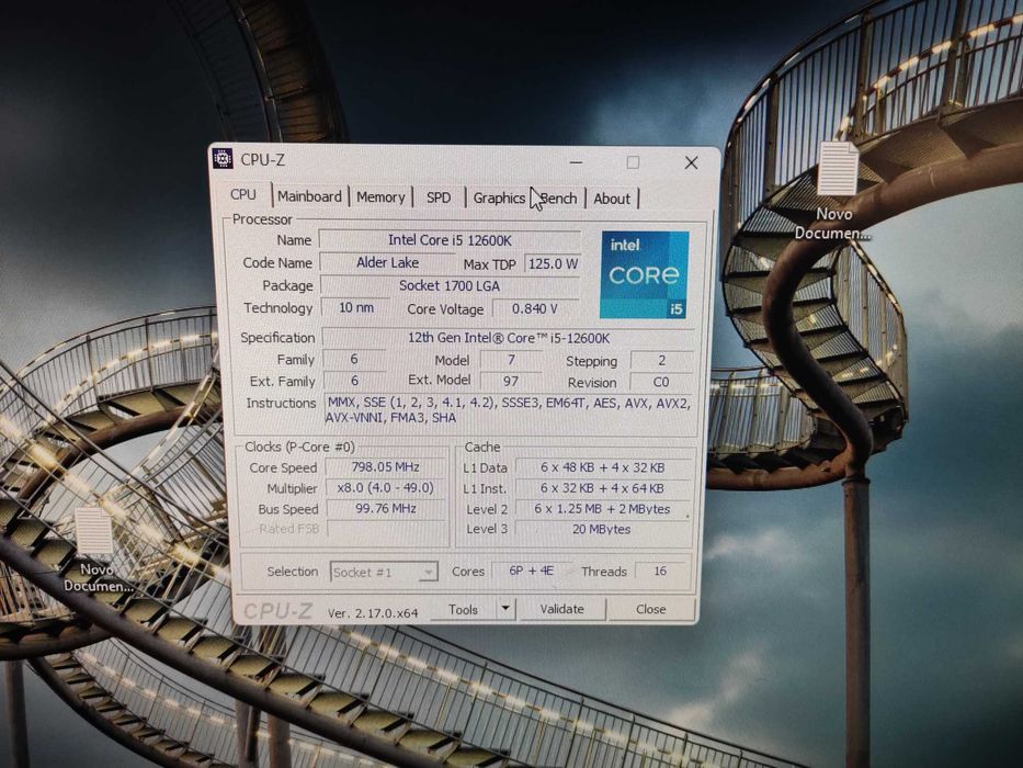 Processador i5 12600K64739681436546122