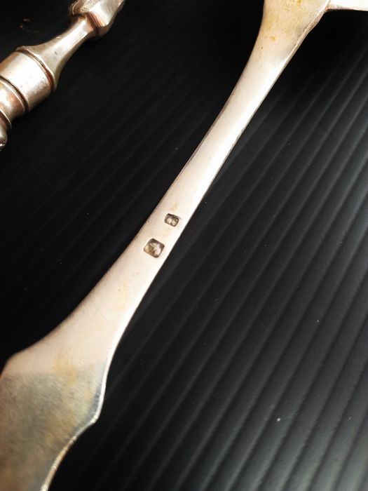 3 x talheres em prata maciça antigos