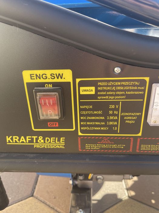Бензогенератор Kraft&Dele 3,5кВт