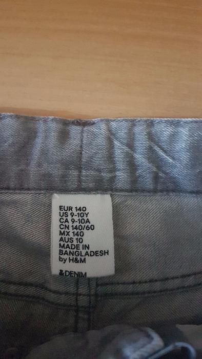 H&M jensowe spodenki chłopięce 140 cm (9-10 lat)