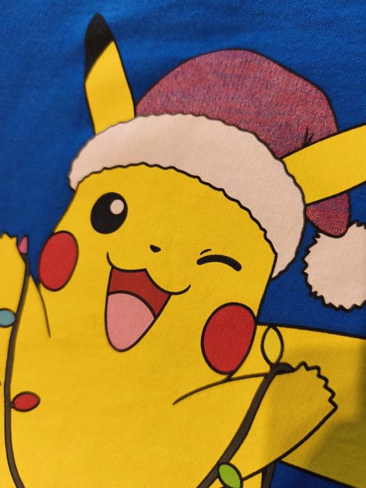 Bluza pikachu  świąteczna, 122/128