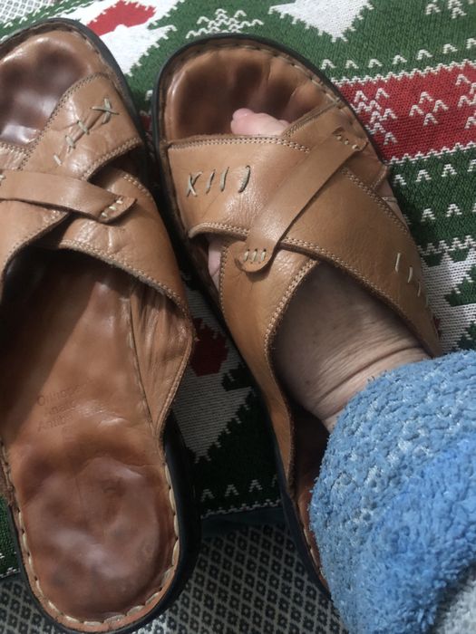 Шльопанці,шкіряні.Турція.на 43-44розмір