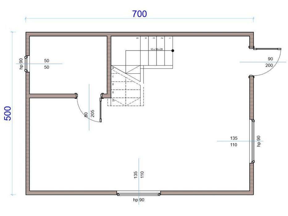 DOMEK DREWNIANY, Nowoczesna Stodoła 5x7, pełne doposażenie, na gotowo!
