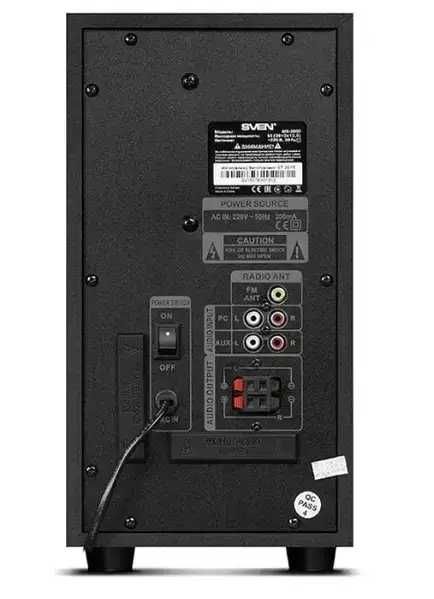 Sven 2050 сабвуфер 55 вт ,USB,SD,FM