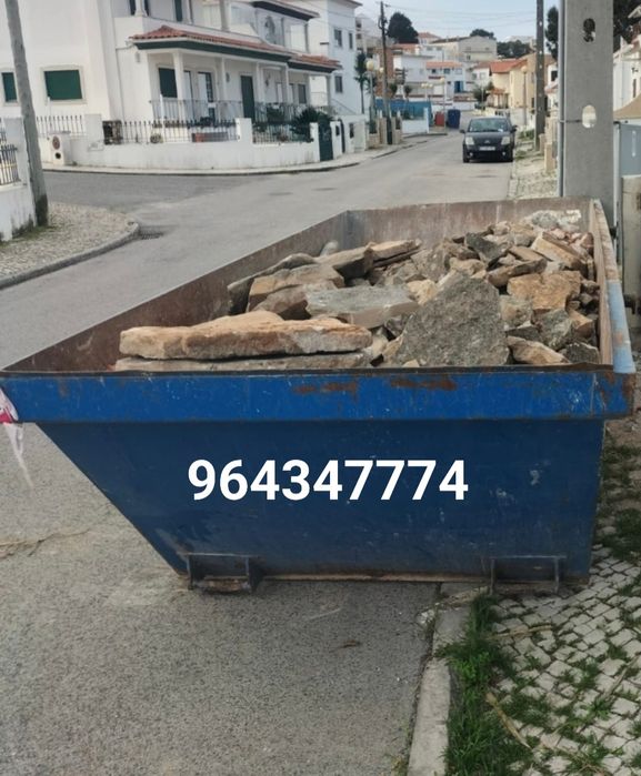 ENTULHO DE OBRAS recolha em contentores e carrinha em Lisboa e Setúbal