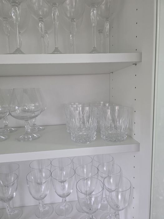 Conjunto copos de cristal