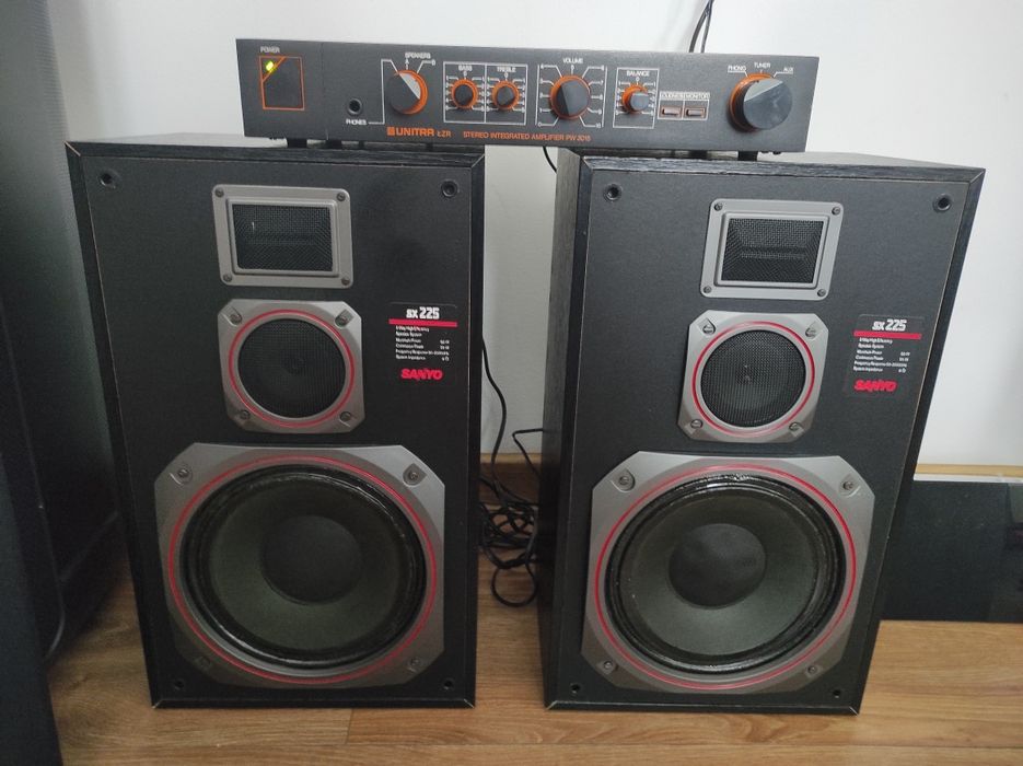 Sprzedam zestaw hi-fi UNITRA głośni sanyo