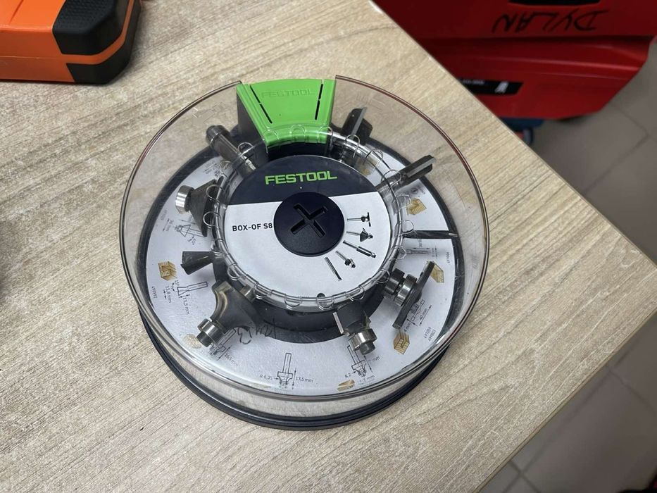Festool BOX-OF S8 (498979) / Набір пазових та фасонних фрез (9 з 10 шт) Фестул