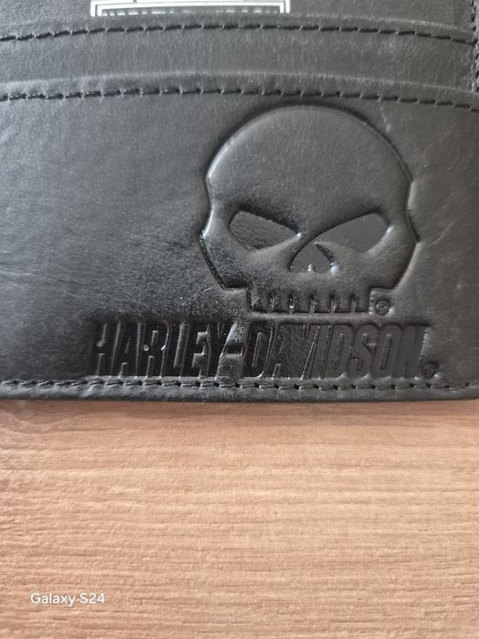 Harley Davidson oryginalny skorzany portfel na katy