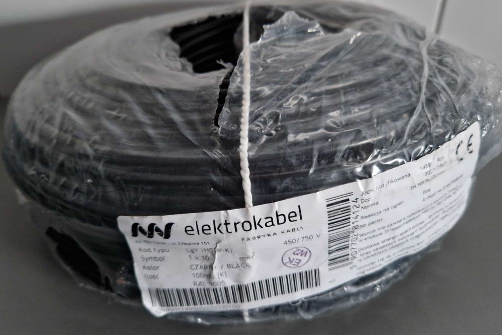 Przewody LgY, przewód instalacyjny, kabel h07v-k