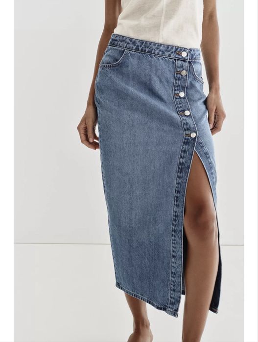 Джинсовая юбка zara