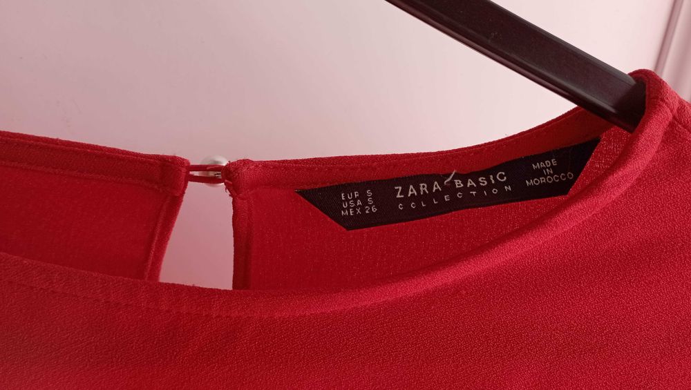 Vestido vermelho Zara