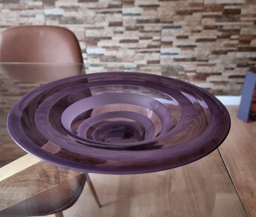 Centro de mesa em vidro Murano