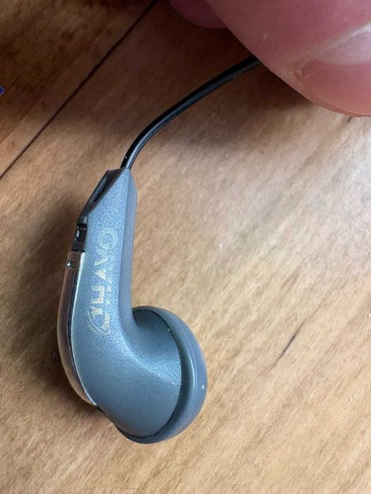 Навушники на блискавці/змійці з гарнітурою