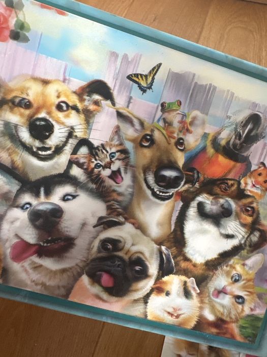 Puzzle 3D pieski i kotki