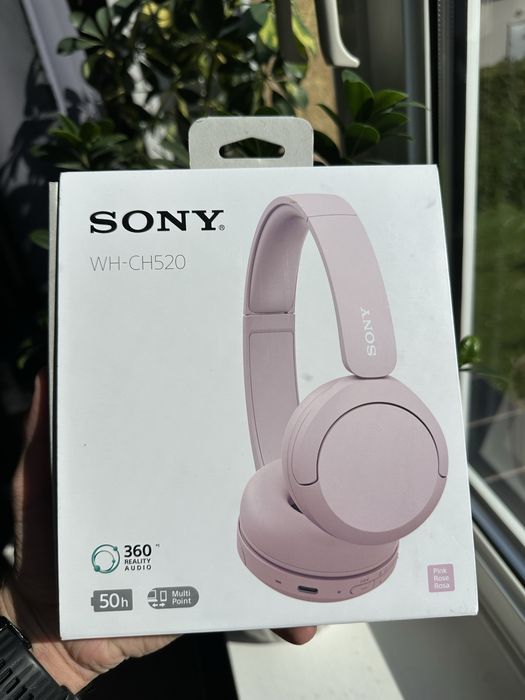 Słuchawki nauszne SONY WH-CH520 Różowe