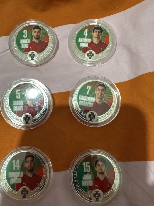 Moedas Coleção Seleçao de portugal
