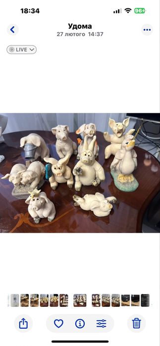 Продам  набір кумедних свинок !