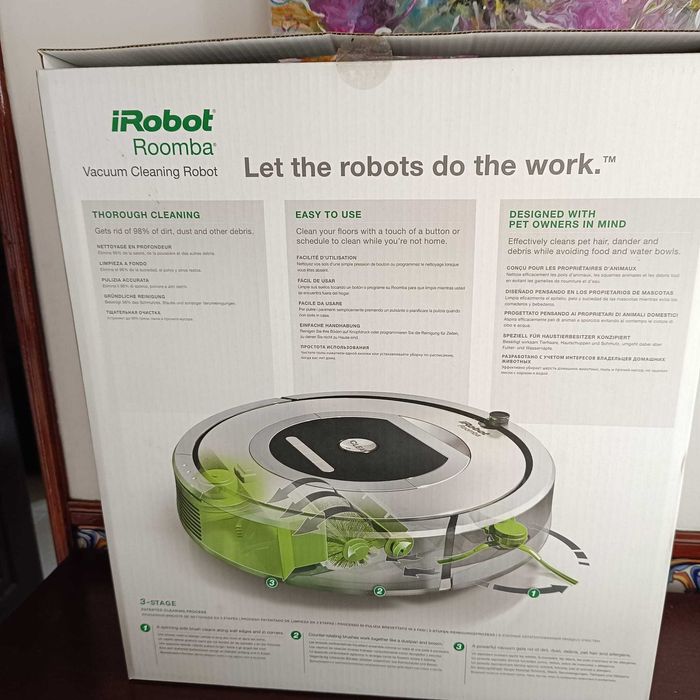 Roomba 785 (com barreiras virtuais e todos os acessórios)